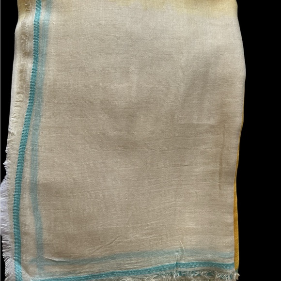 Cream & Yellow Ombré - Linen-Cotton - 70*200 - Picture 3 of 6